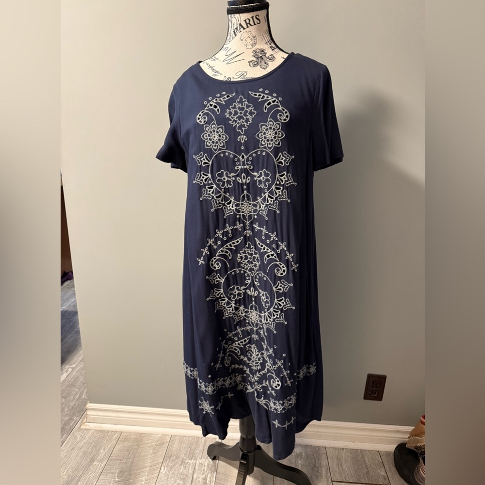 White Stuff high/low lined dress.